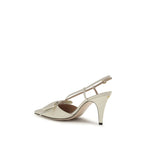 Valentino Garavani Beige Goatskin High Heel Pumps