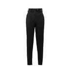 Prada Black Virgin Wool Casual Pants