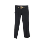 Gucci Black Viscose Dress Pants