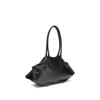 Alexander McQueen Black Calf Leather Bos Taurus Shoulder Bag