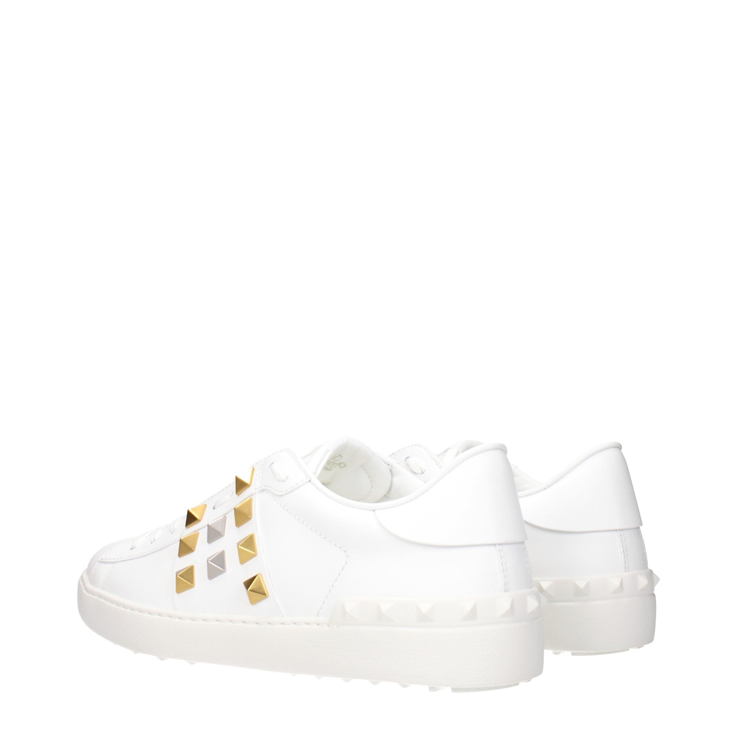 Valentino Garavani White Leather Low Top Sneakers