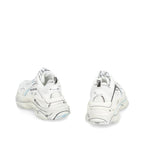 Balenciaga White Calfskin Chunky Sneakers