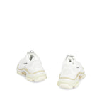 Balenciaga White Calfskin Chunky Sneakers