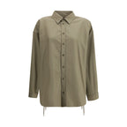 Balenciaga Beige Cotton Dress Shirt