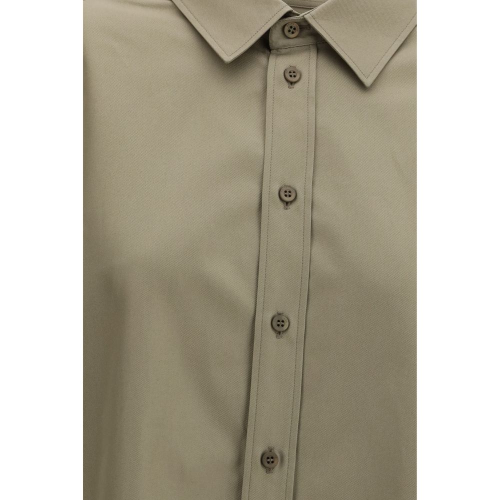 Balenciaga Beige Cotton Dress Shirt
