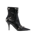 Balenciaga Black Lamb Leather Lace-Up Boots