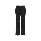 Saint Laurent Black Cotton Casual Pants