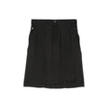 Saint Laurent Black Copper Mini Skirt