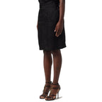 Saint Laurent Black Copper Mini Skirt