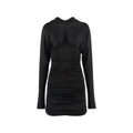 Saint Laurent Black Viscose Casual Dress