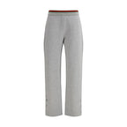 Gucci Gray Cotton Casual Pants