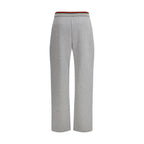 Gucci Gray Cotton Casual Pants