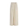 Brunello Cucinelli Beige Viscose Casual Pants