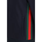 Gucci Blue Polyester Shell Jacket