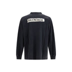 Balenciaga Black Cotton Sweatshirt
