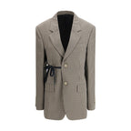 Balenciaga Multicolor Lyocell Coat