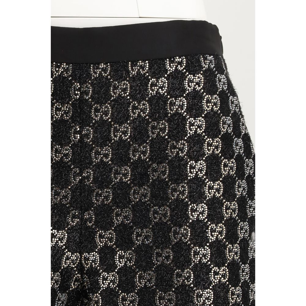 Gucci Black Viscose Shorts