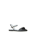 Valentino Garavani Black Calf Leather Bos Taurus Ballet Flats