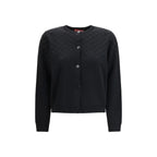 Gucci Black Wool Cardigan