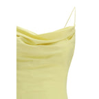 Balmain Bicolor Silk Casual Dress