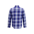Tom Ford Blue Cotton Pattern Shirt