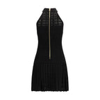 Balmain Black Viscose Cocktail Dress