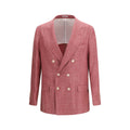 Brunello Cucinelli Multicolor Fleece Wool Jackets And Coat
