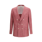 Brunello Cucinelli Multicolor Fleece Wool Jackets And Coat
