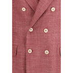 Brunello Cucinelli Multicolor Fleece Wool Jackets And Coat
