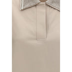 Brunello Cucinelli Beige Cotton Polo Shirt