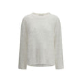 Brunello Cucinelli White Silk Sweatshirt