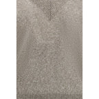 Brunello Cucinelli Brown Linen Sweatshirt
