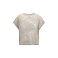 Brunello Cucinelli Beige Linen T-Shirt