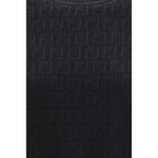 Fendi Black Viscose T-Shirt