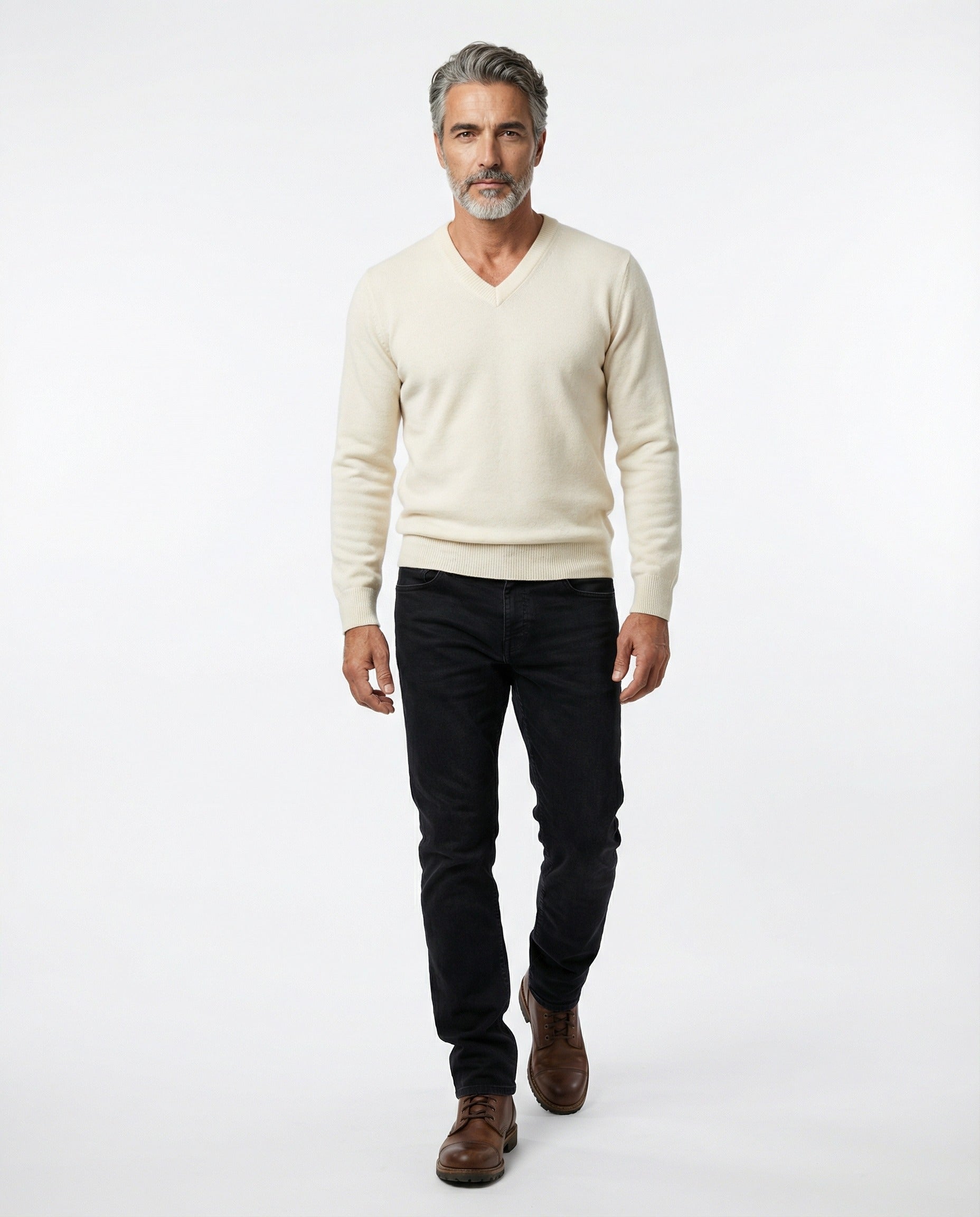 Brunello Cucinelli Beige Cashmere Sweatshirt