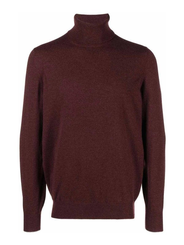 Brunello Cucinelli Bordeaux Cashmere Sweater