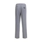 Fendi Gray Cotton Casual Pants
