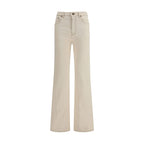 Burberry Beige Cotton Bootcut Jeans