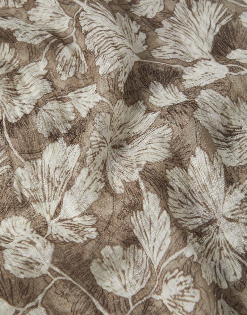 Brunello Cucinelli Green Linen Scarf