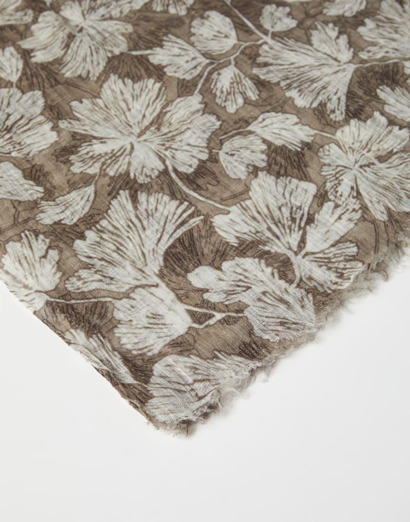 Brunello Cucinelli Green Linen Scarf