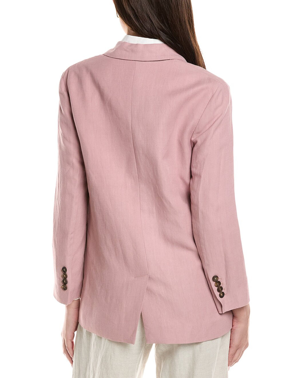 Brunello Cucinelli Pink Viscose Blazer