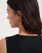 Brunello Cucinelli Black Viscose Sleveless Jacket