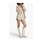 Brunello Cucinelli White Leather Shorts