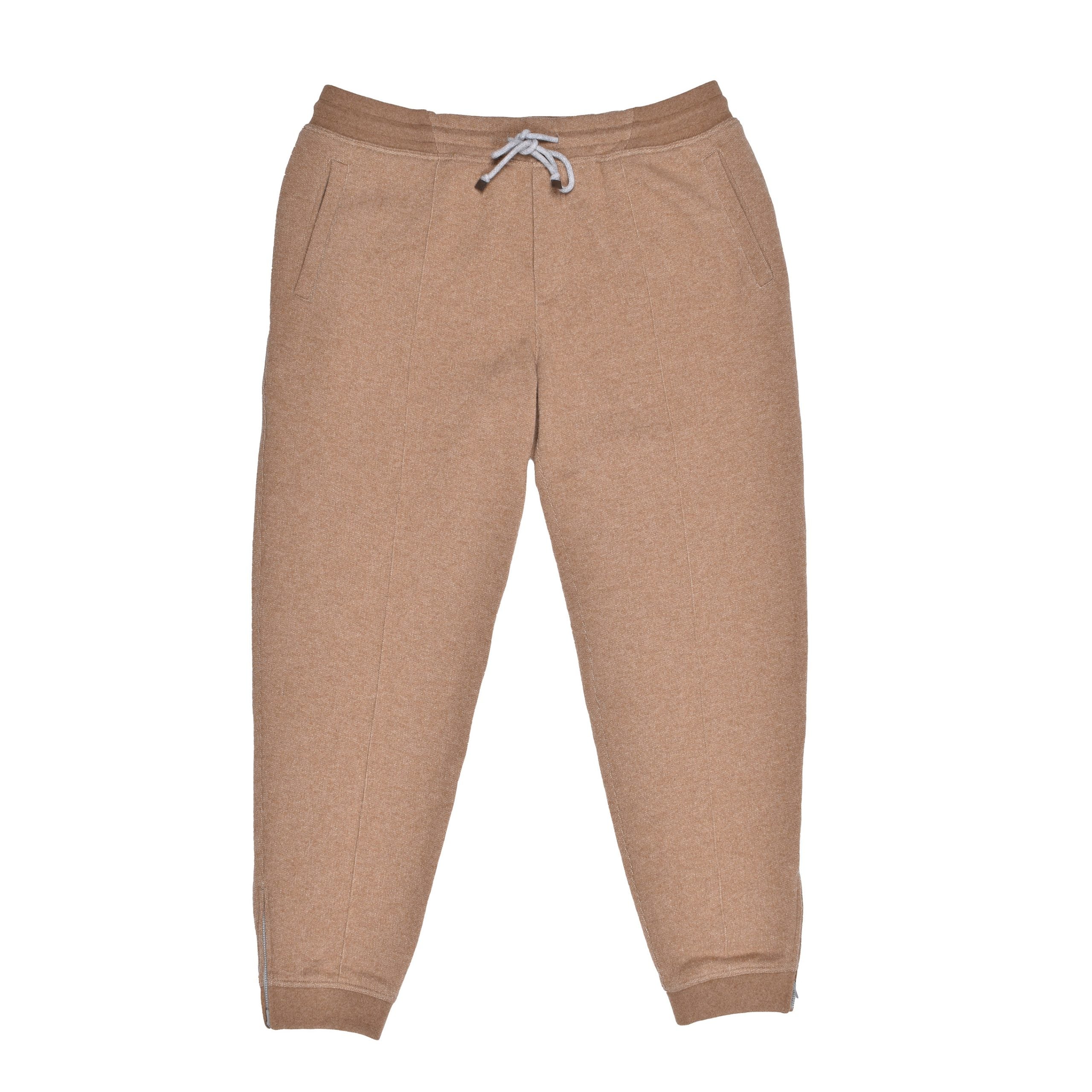 Brunello Cucinelli Beige Cashmere Joggers (Workout Pants)