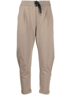 Brunello Cucinelli Beige Cotton Athletic Pants