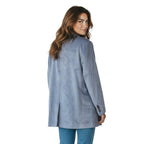 Brunello Cucinelli Blue Viscose Coat
