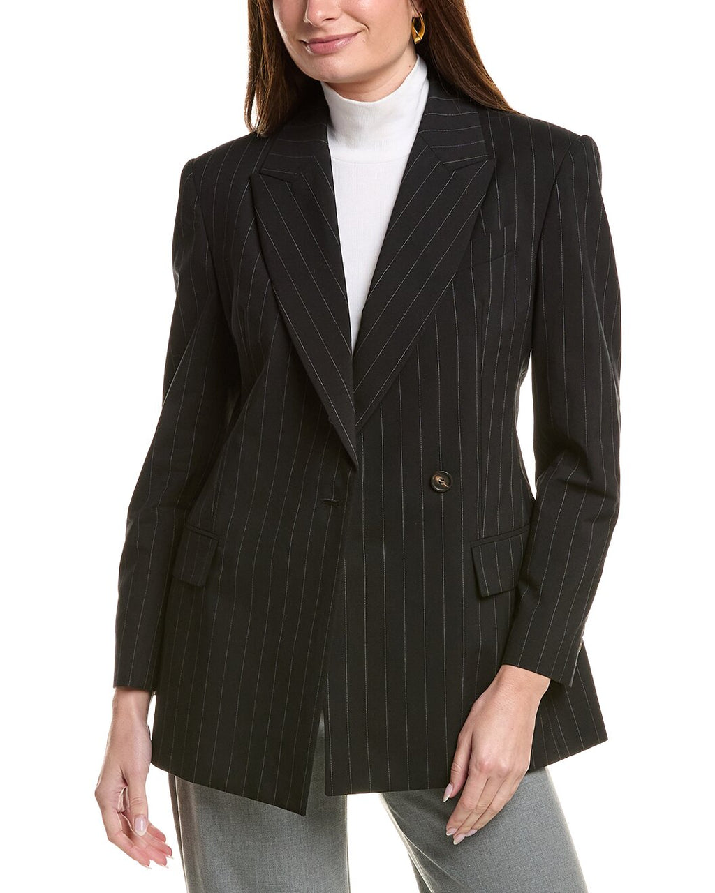 Brunello Cucinelli Black Wool Jackets And Coat