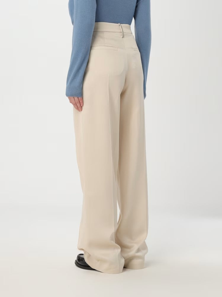 Brunello Cucinelli Yellow Acetate Casual Pants