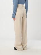 Brunello Cucinelli Yellow Acetate Casual Pants