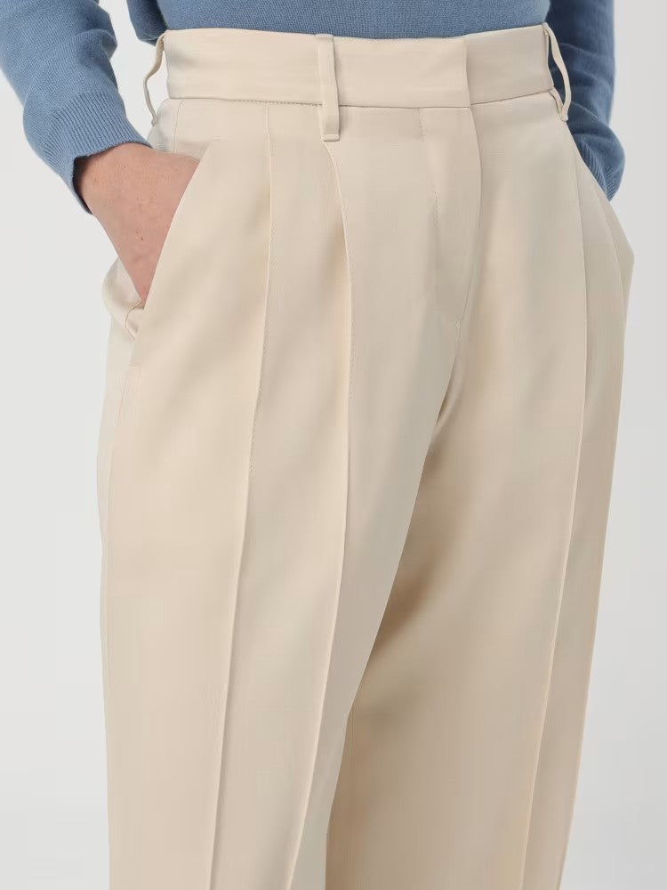 Brunello Cucinelli Yellow Acetate Casual Pants